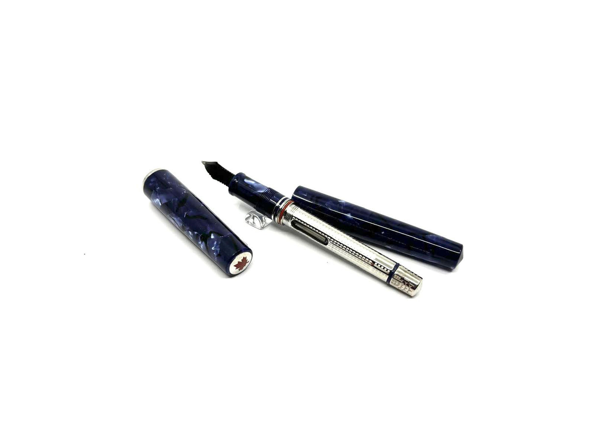 ASC Bologna Medio Blue la Royale Celluloid Exclusive for Canada- Fitted with Nakaya Nib!