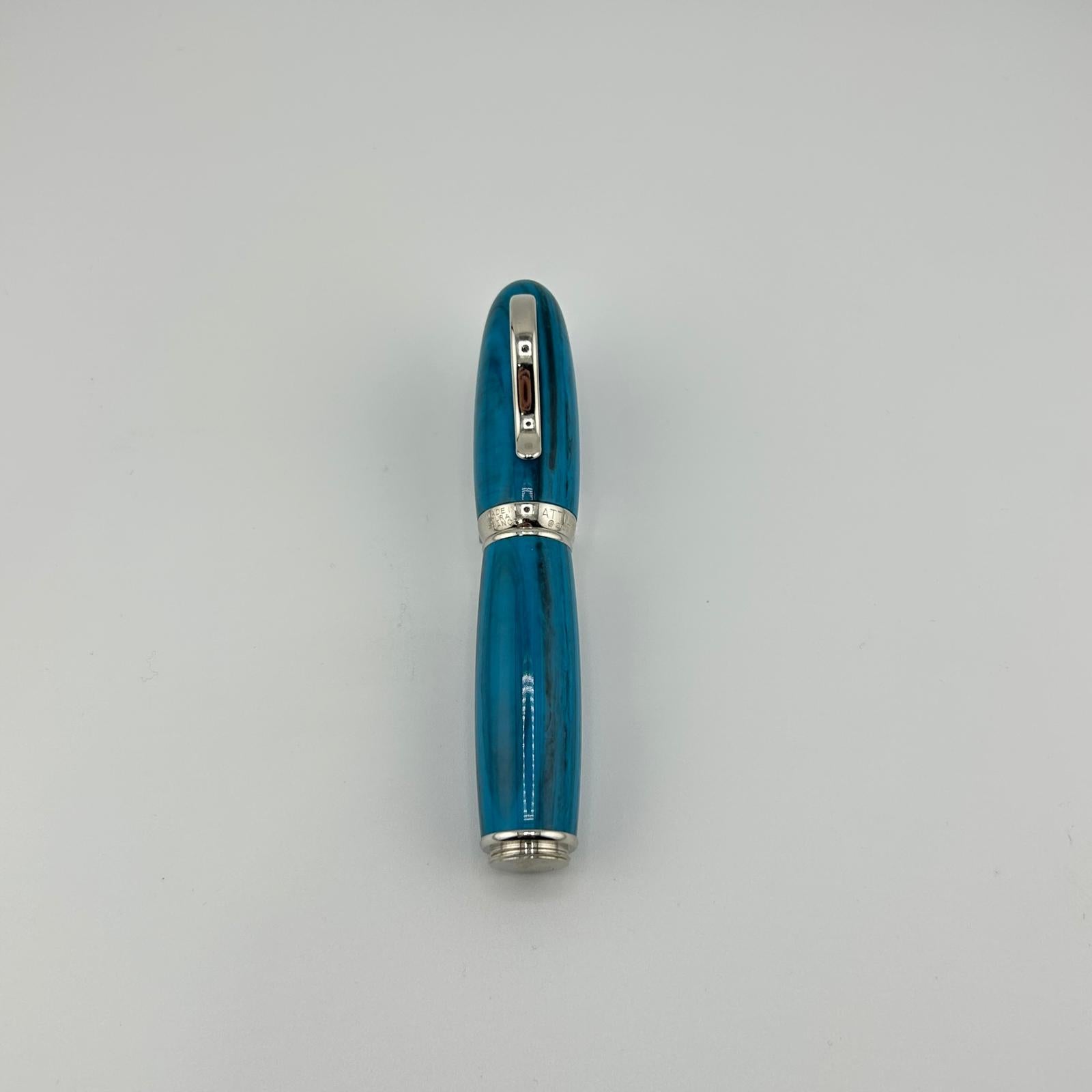 Jean Pierre Lepine Attila Blue Miniature Pen - Fountain Pen