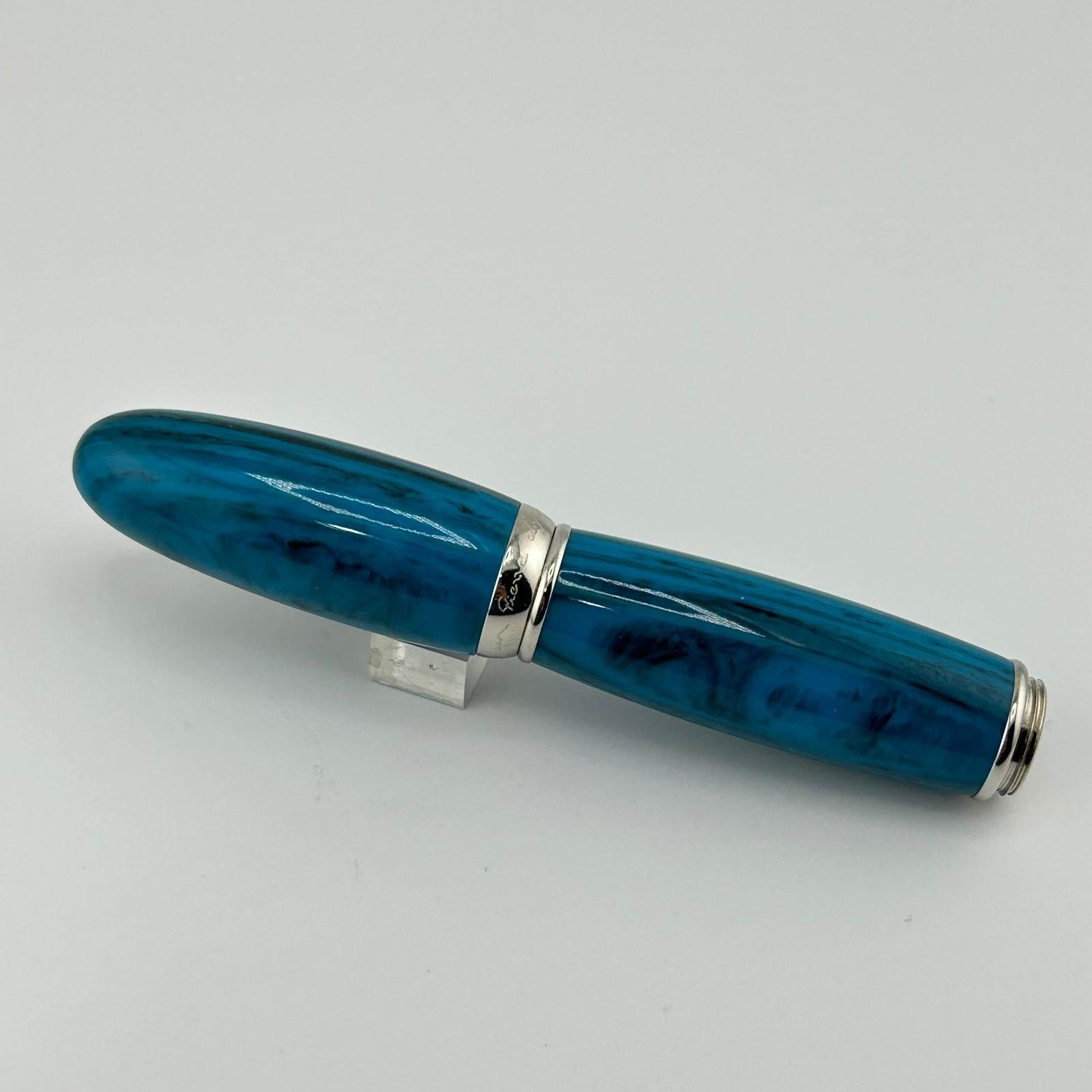 Jean Pierre Lepine Attila Blue Miniature Pen - Fountain Pen