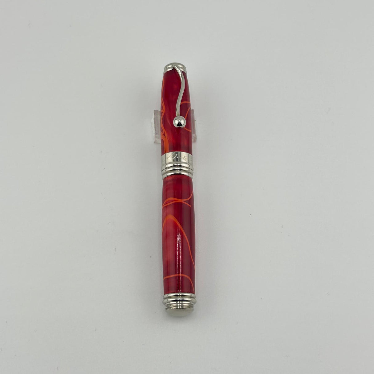 Jean Pierre Lepine Indigo Red Swirl Miniature Pen - Fountain Pen
