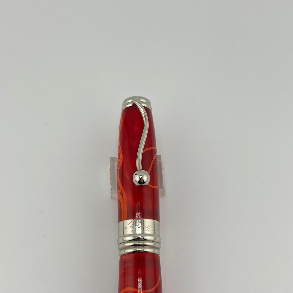 Jean Pierre Lepine Indigo Red Swirl Miniature Pen - Fountain Pen