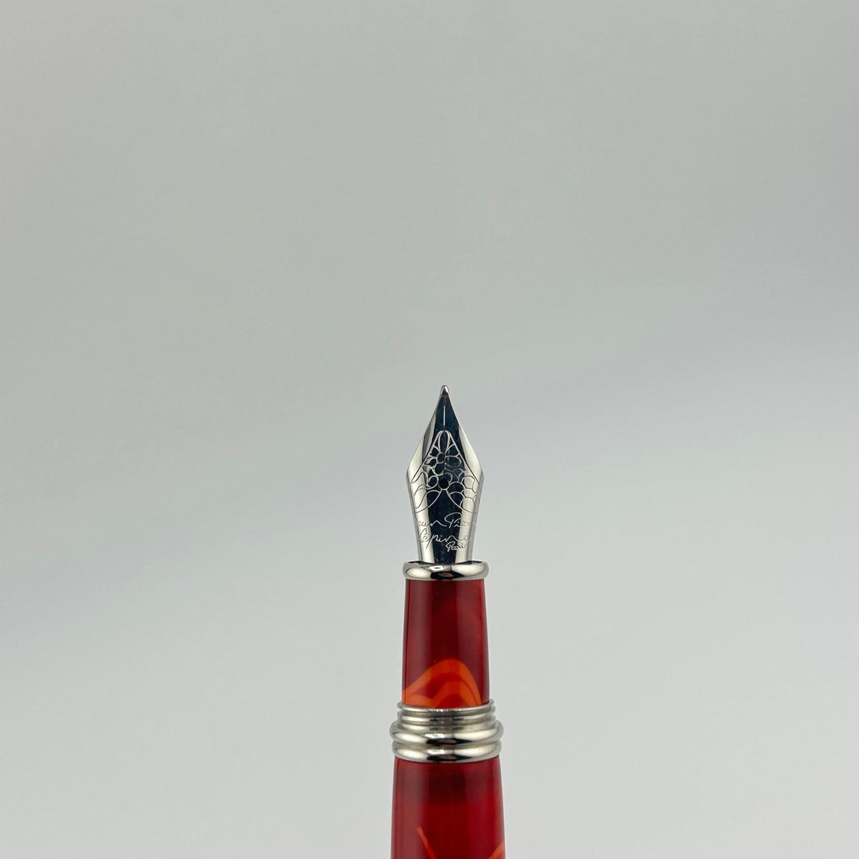 Jean Pierre Lepine Indigo Red Swirl Miniature Pen - Fountain Pen