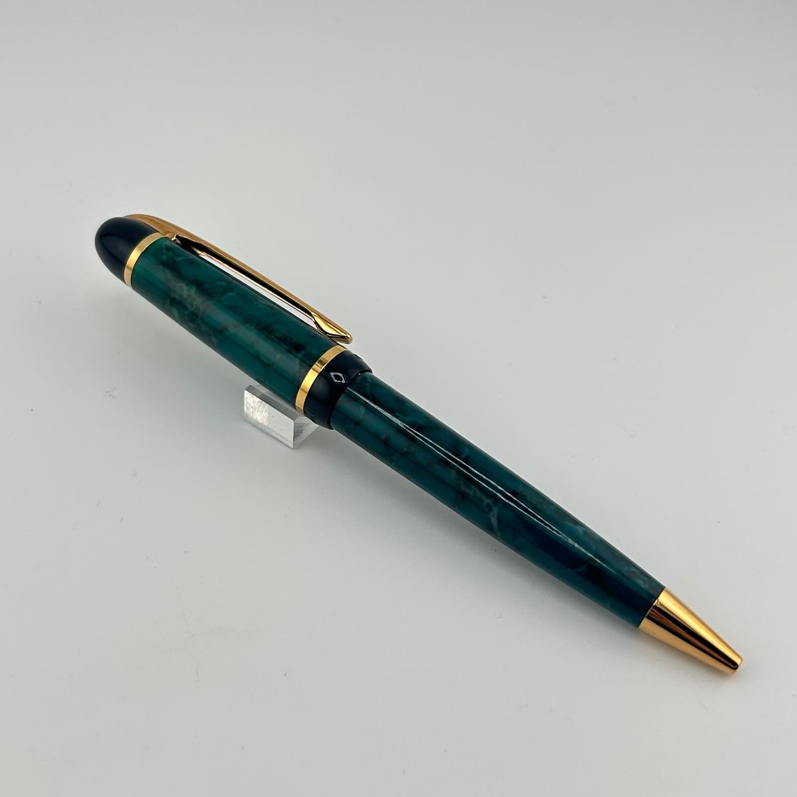 Waterman Phileas Marble Green Circa 2000 - Ball Pen