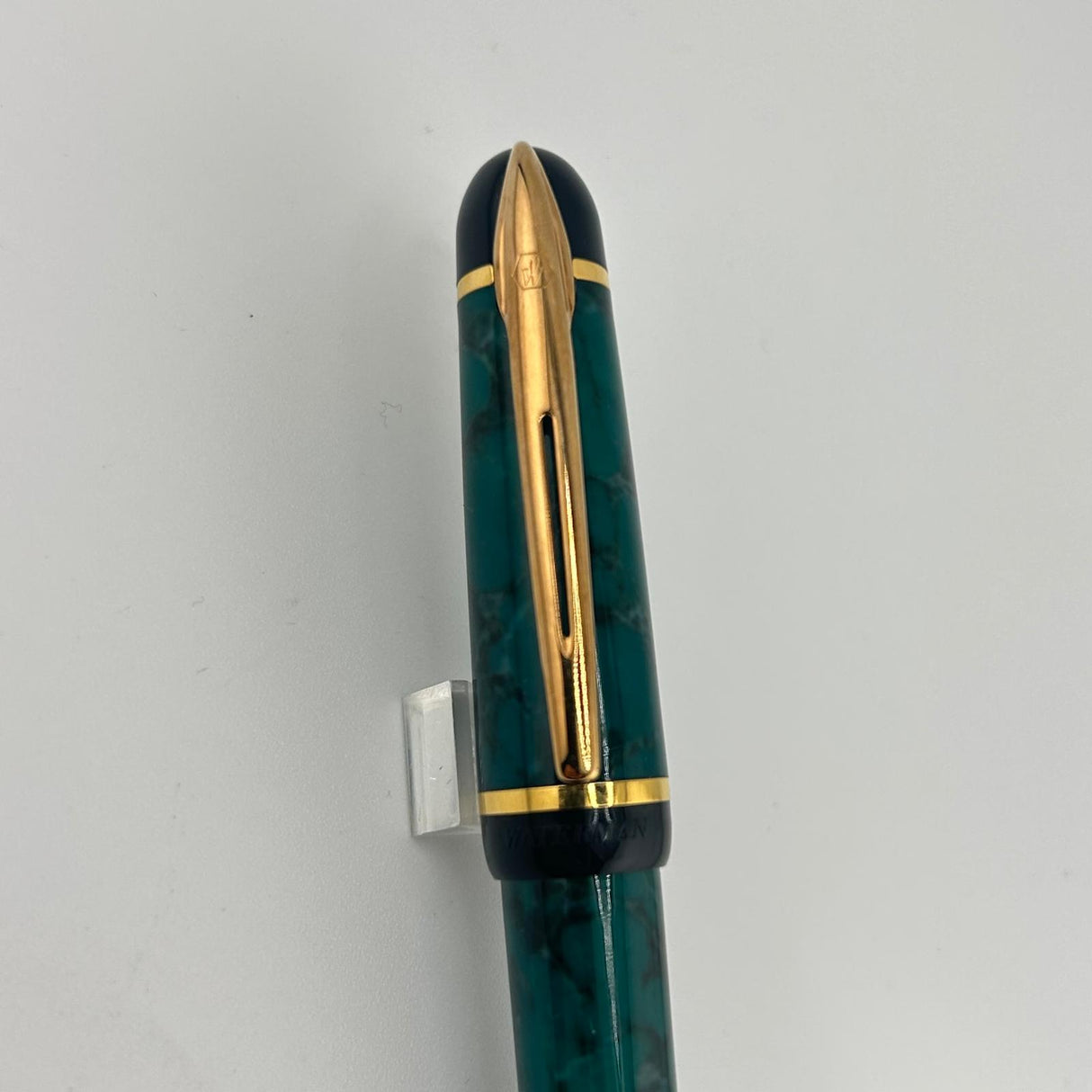 Waterman Phileas Marble Green Circa 2000 - Ball Pen