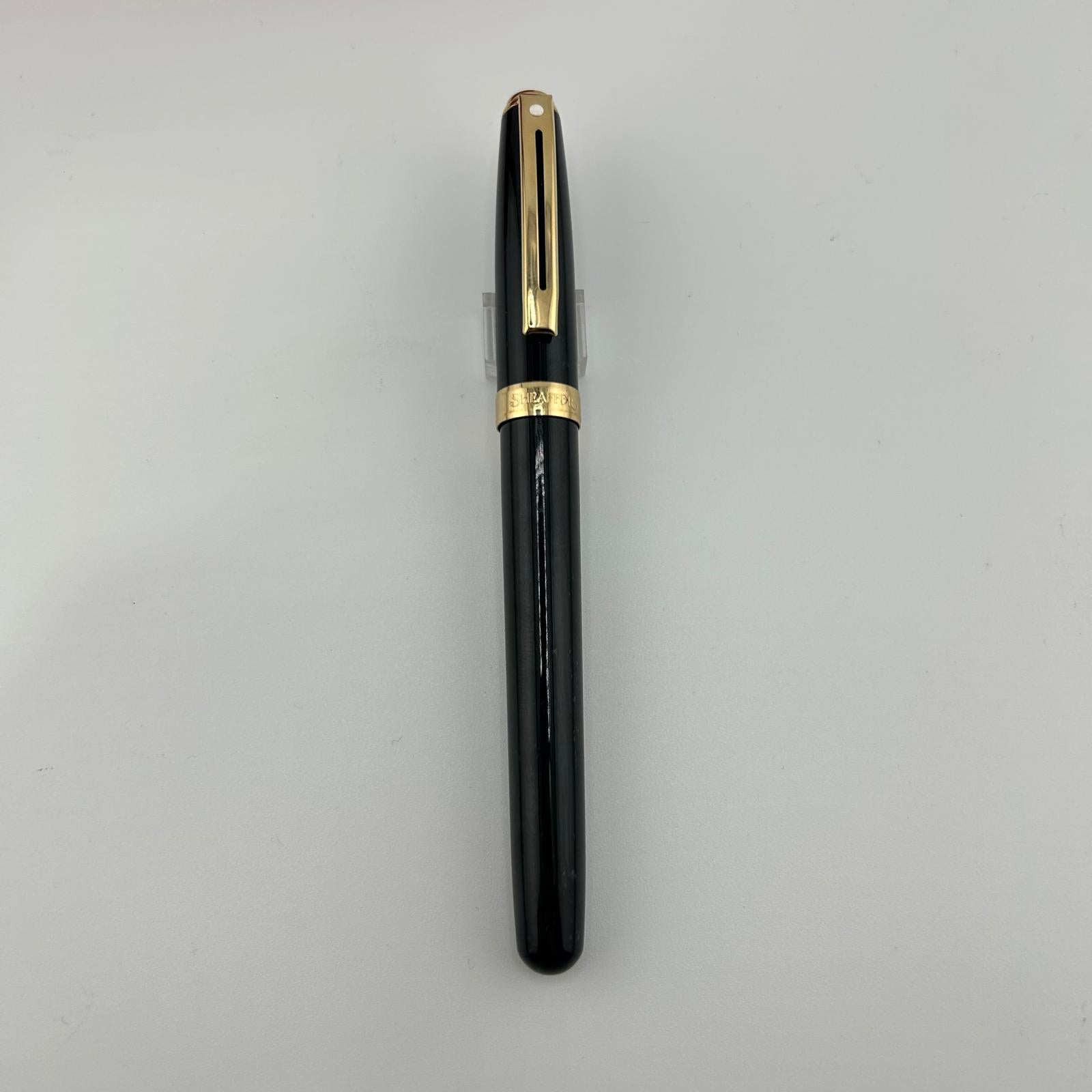 Sheaffer Prelude Black Gold Trim - Set Ball Pen + Rollerball