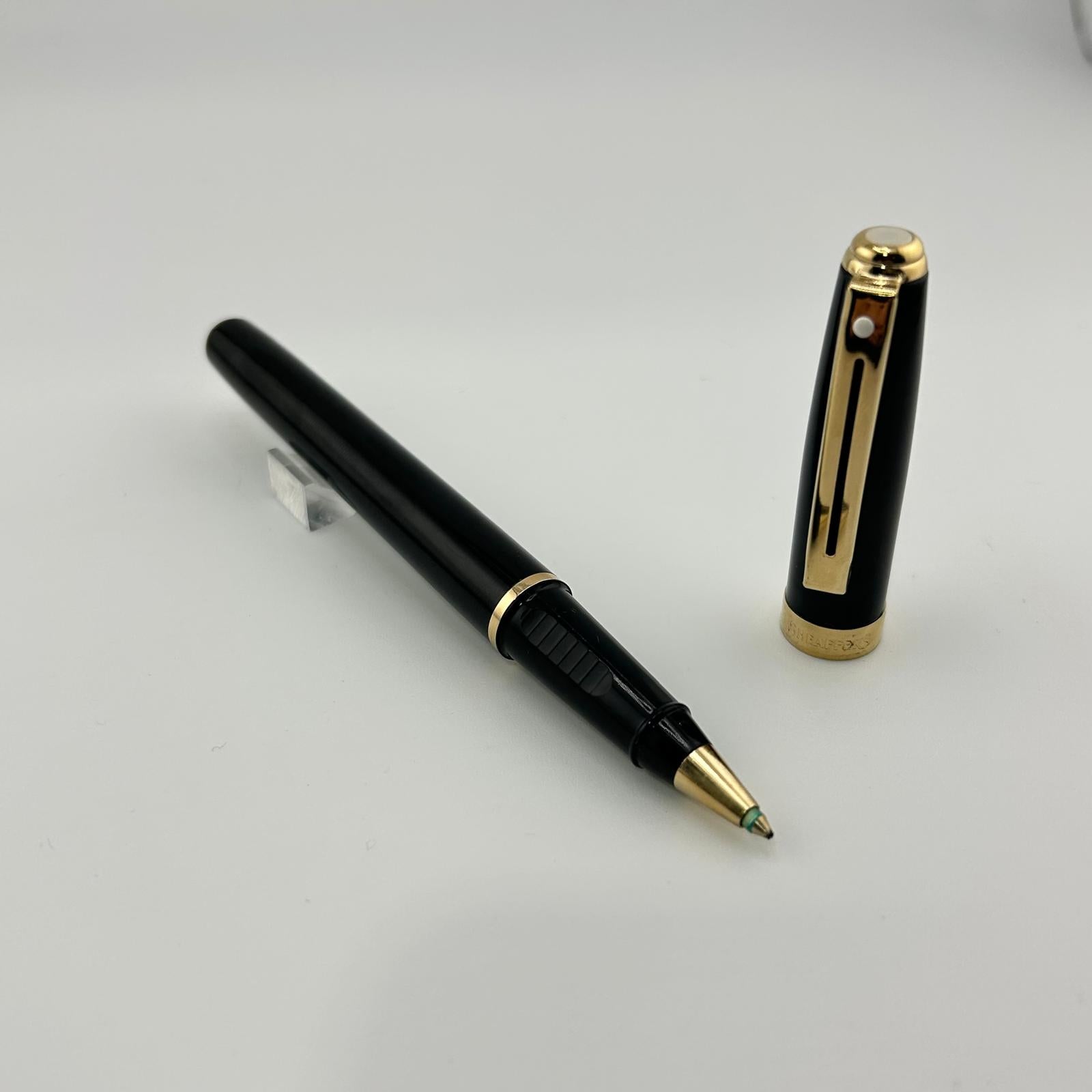 Sheaffer Prelude Black Gold Trim - Set Ball Pen + Rollerball