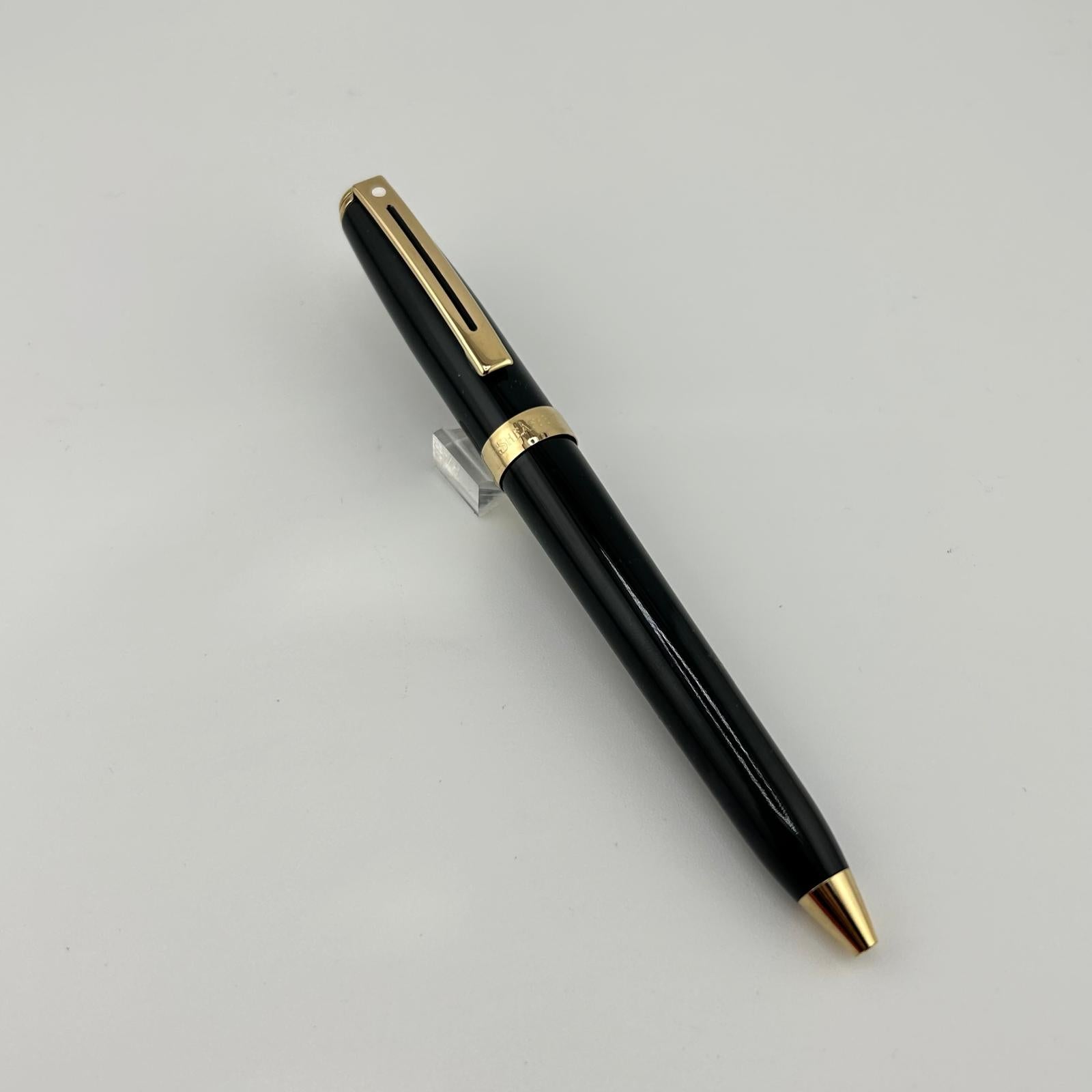 Sheaffer Prelude Black Gold Trim - Set Ball Pen + Rollerball