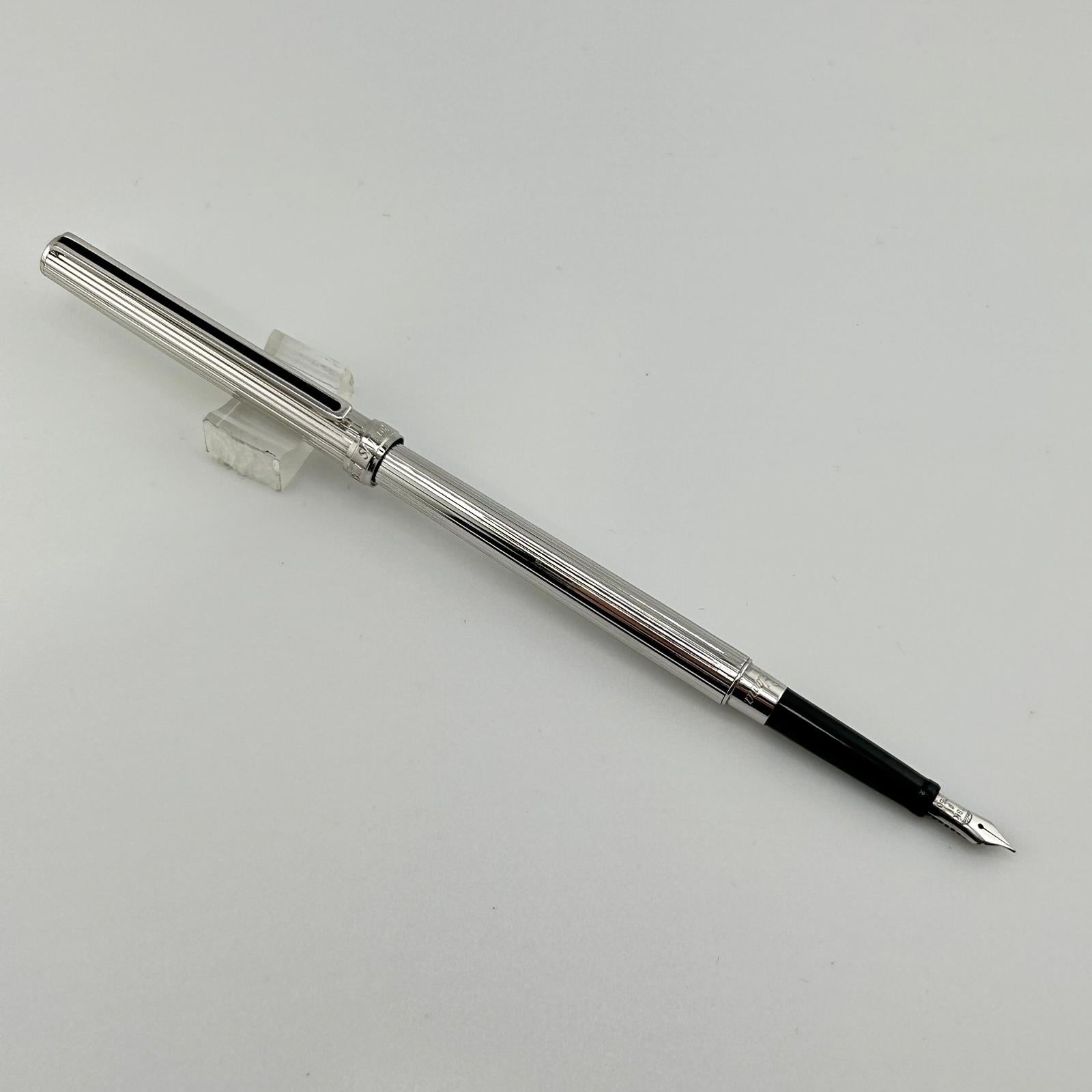 Sailor Ultra Slim Chrome Fountain Pen circa 1985