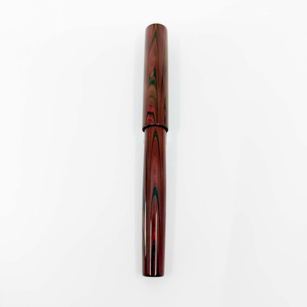 Edison Pen Huron Grande Brown Ebonite Ripple - Fountain Pen