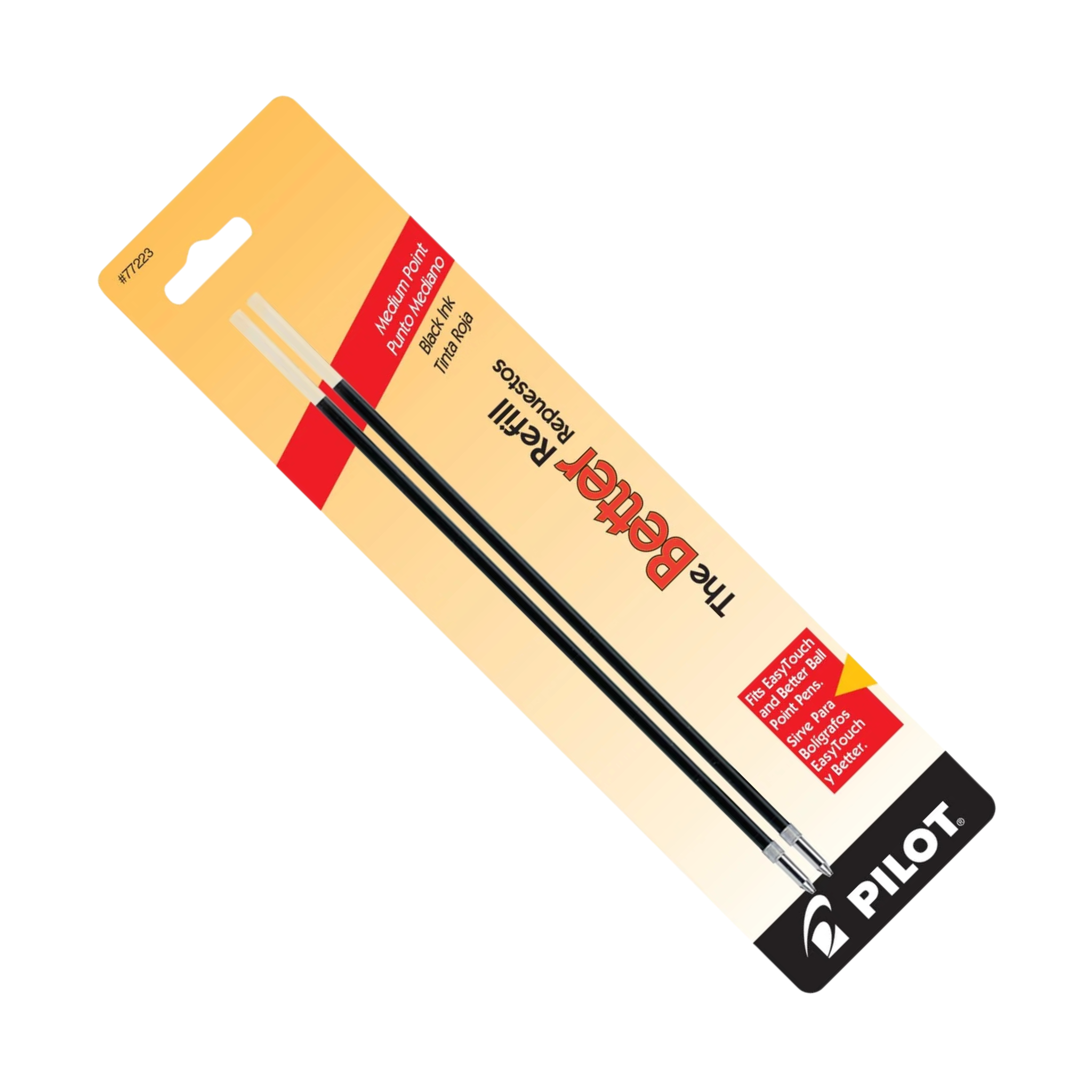 Pilot Retract Ballpoint Pen Refill in Red - Fine Point (Pack of 2)