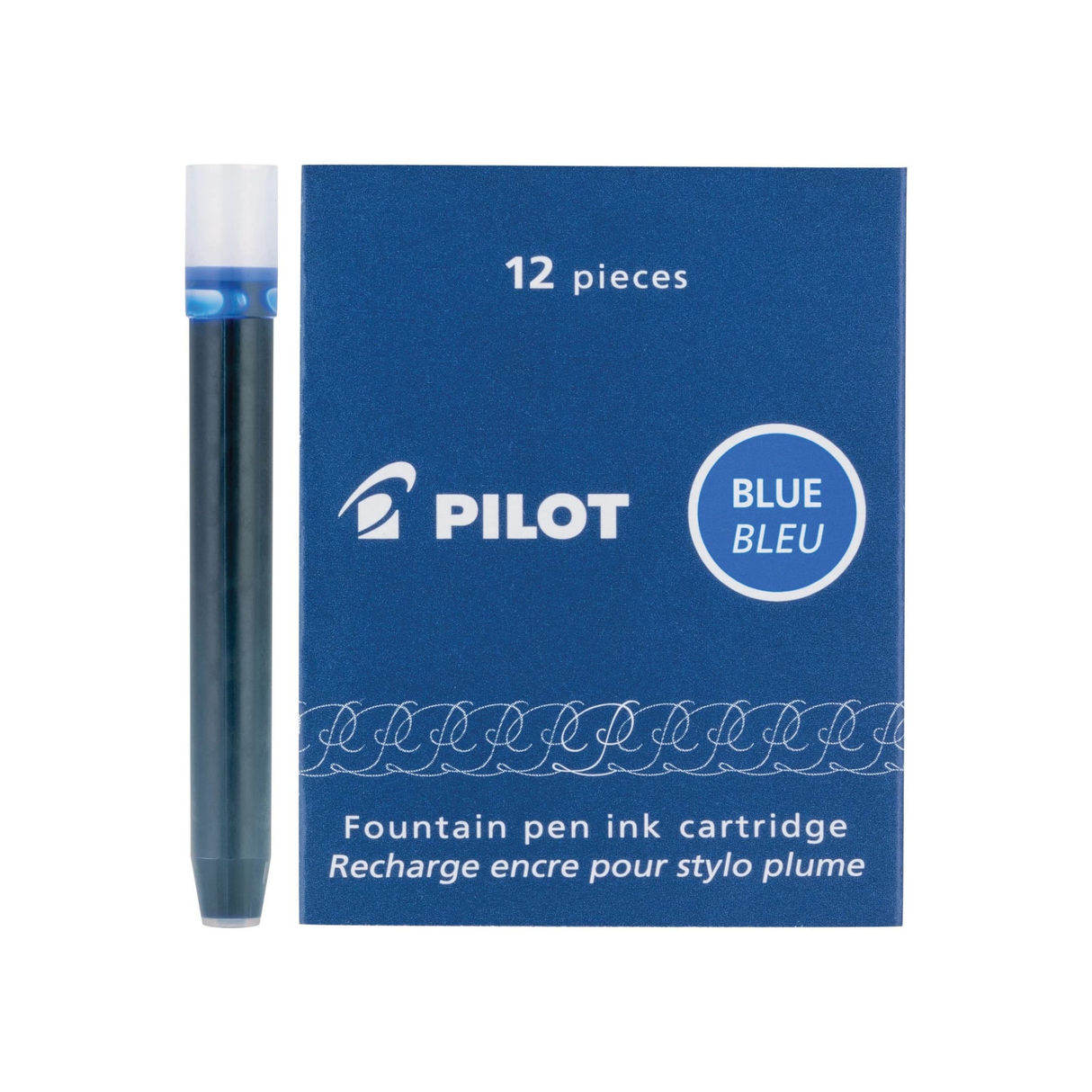 Pilot Ink Cartridges in Blue (Pack of 12)