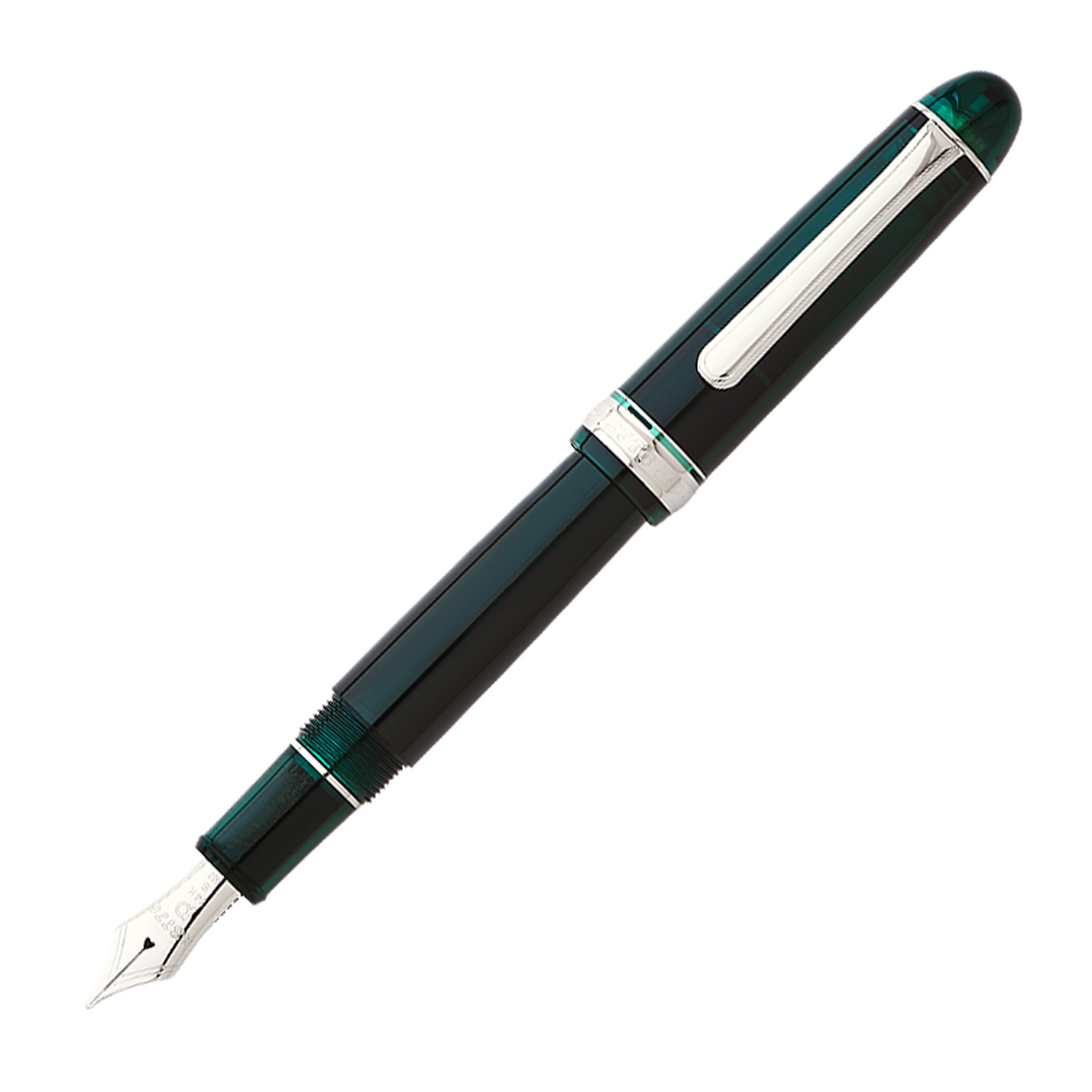 Platinum 3776 Century Green & Rhodium - Fountain Pen