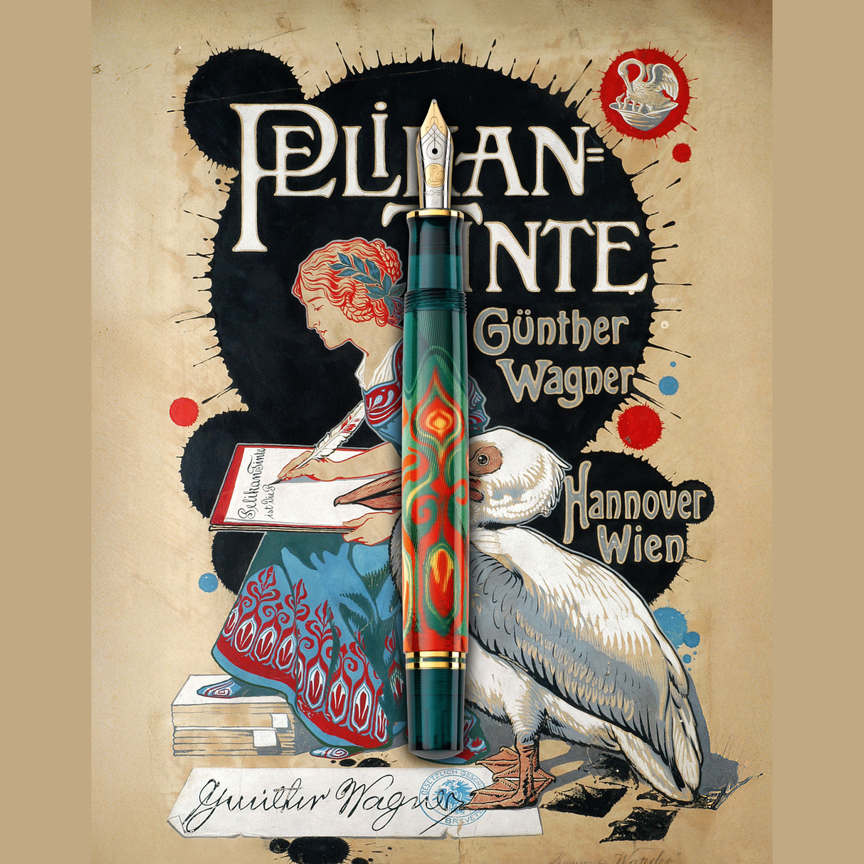 Pelikan M601 Art Collection Rudi Rother Fountain Pen