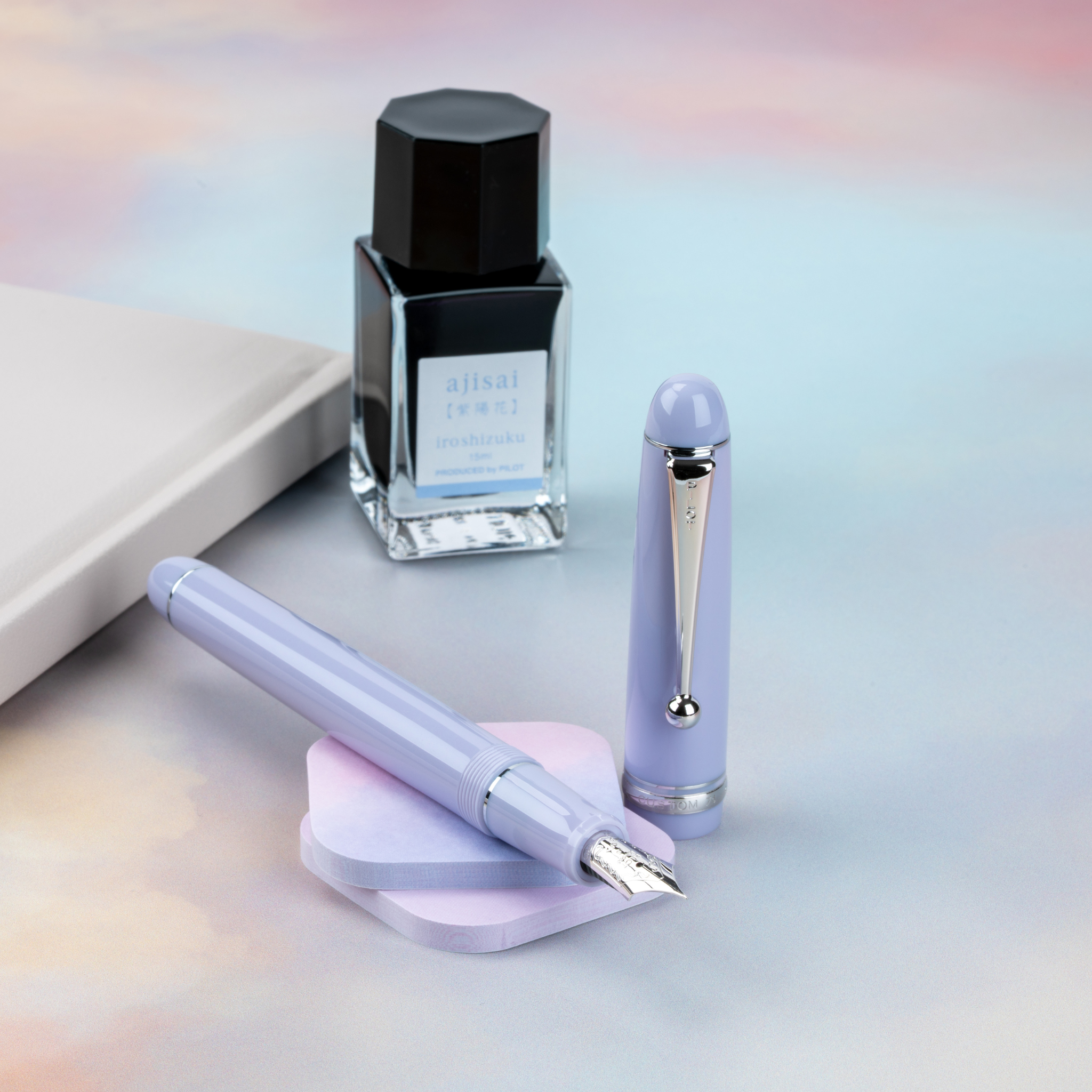 Pilot Custom 74 Lavender Fog Fountain Pen Collection
