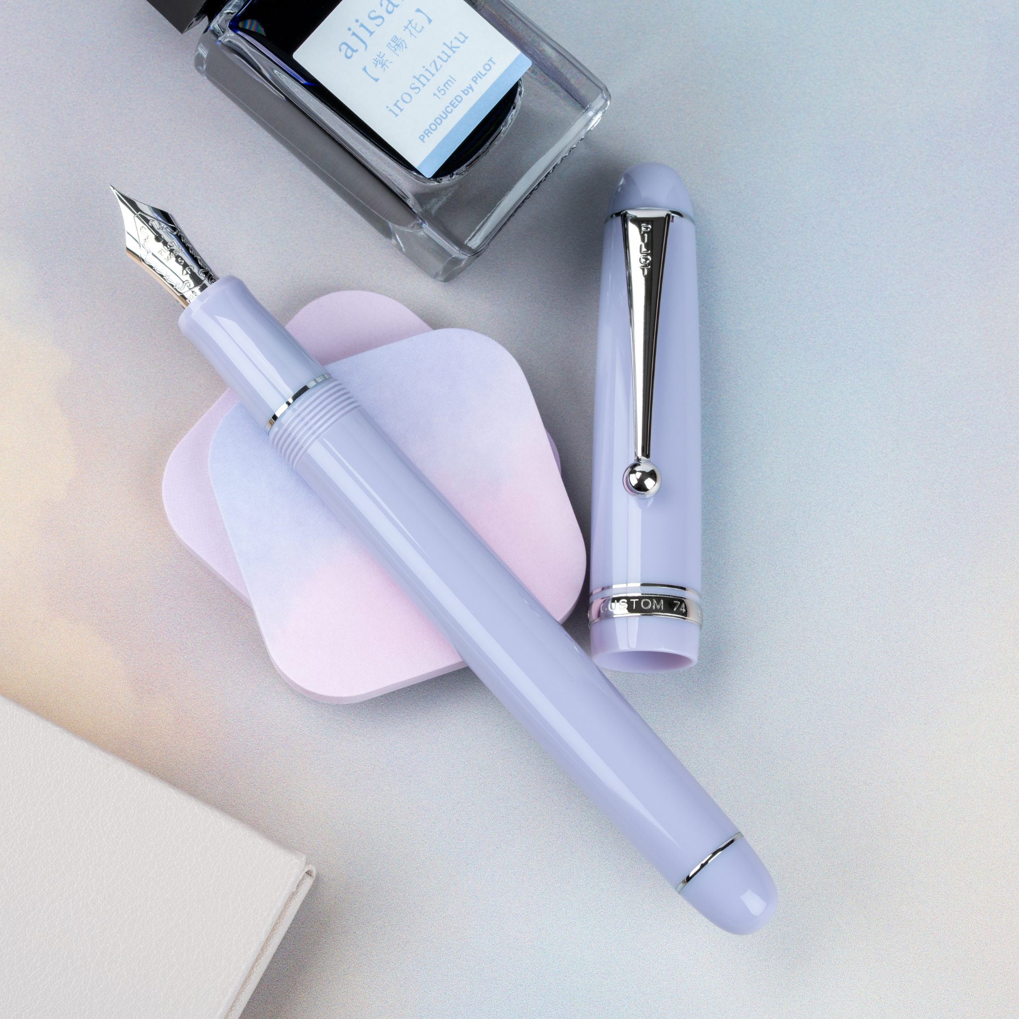 Pilot Custom 74 Lavender Fog Fountain Pen Collection
