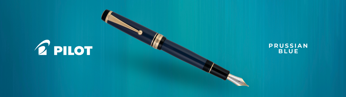 Pilot Custom 845 Prussian Blue Fountain Pen Collection