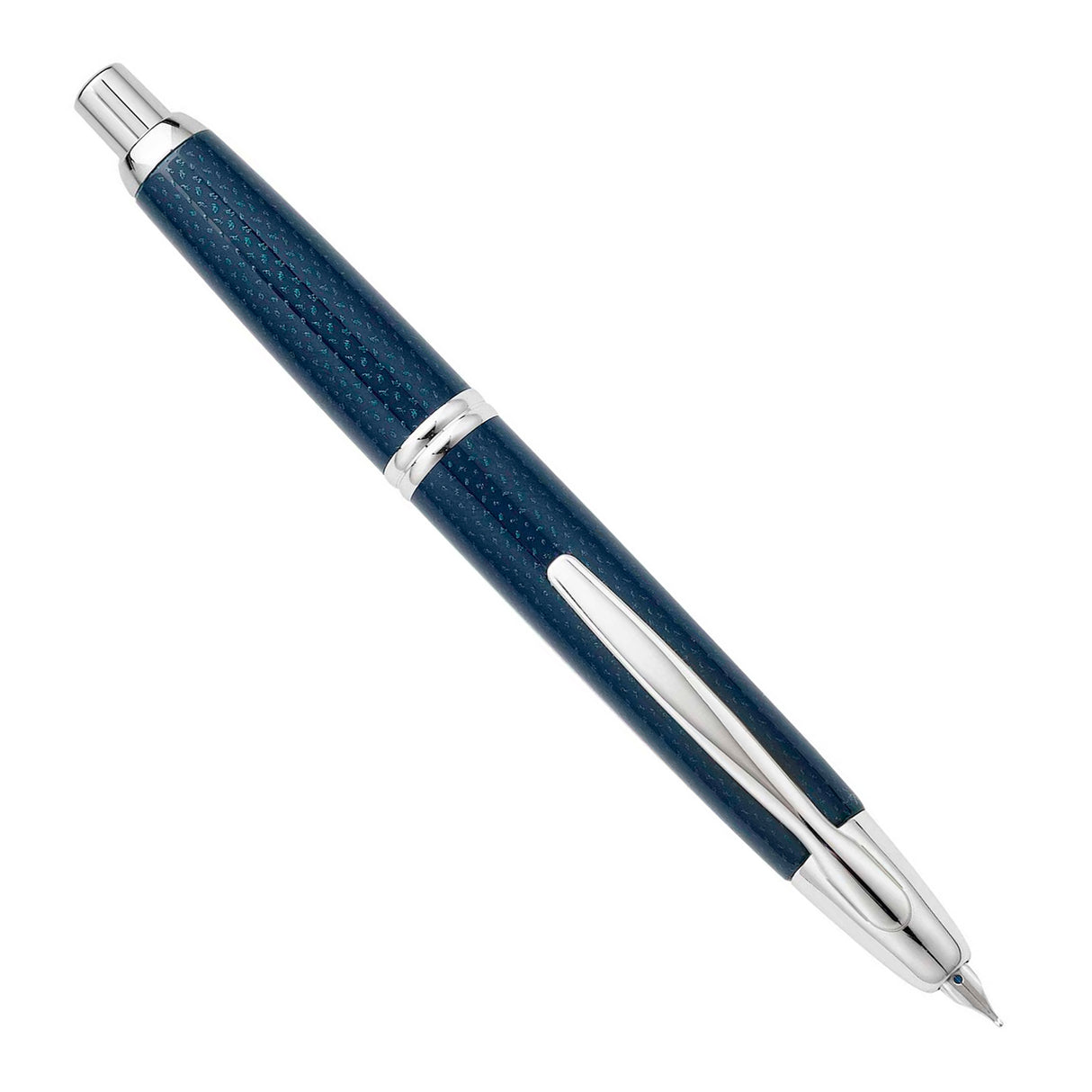 Pilot Vanishing Point Blue Carbonesque - Fountain Pen