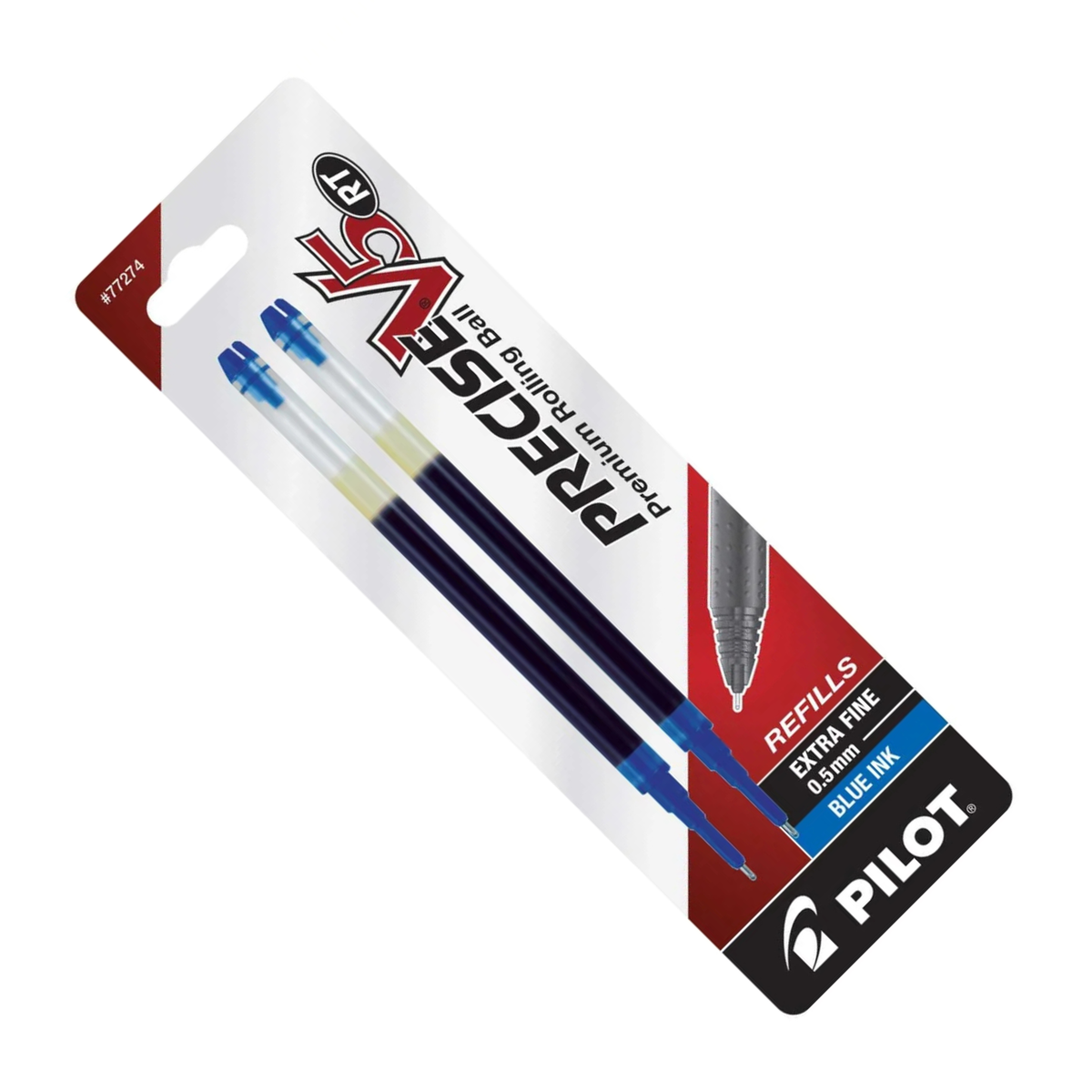 Pilot Precise V5/V7 Premium Rollerball Refill in Blue (Pack of 2