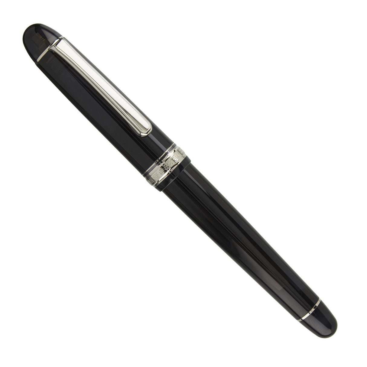 Platinum 3776 Century Black Diamond Rhodium Trim - Fountain Pen