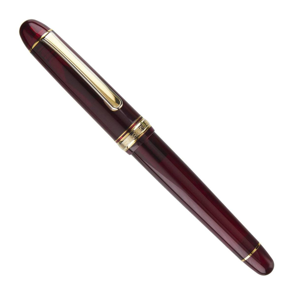Platinum 3776 Century Bourgogne Burgundy Gold Trim - Fountain Pen