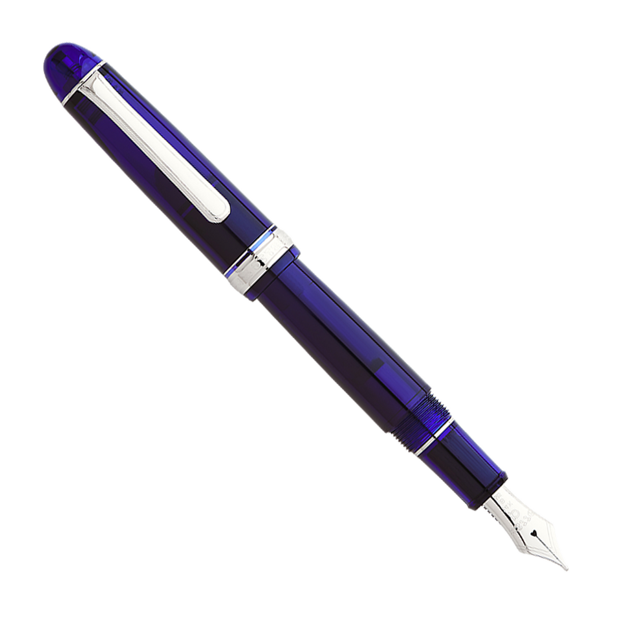 Platinum 3776 Century Chartres Blue Rhodium Trim - Fountain Pen
