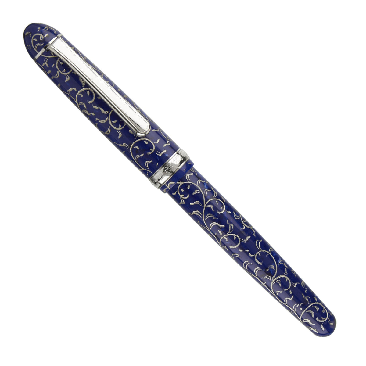Platinum 3776 Celluloid Karakusa Blue - Fountain Pen
