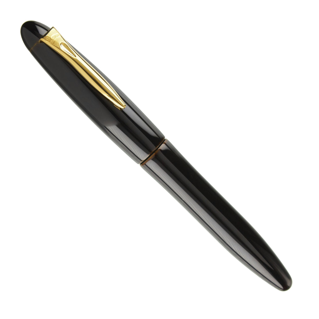 Platinum Izumo Urushi Biwatame (Brown) - Fountain Pen