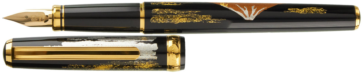 Platinum Classic Maki-e #58 Red Mount Fuji