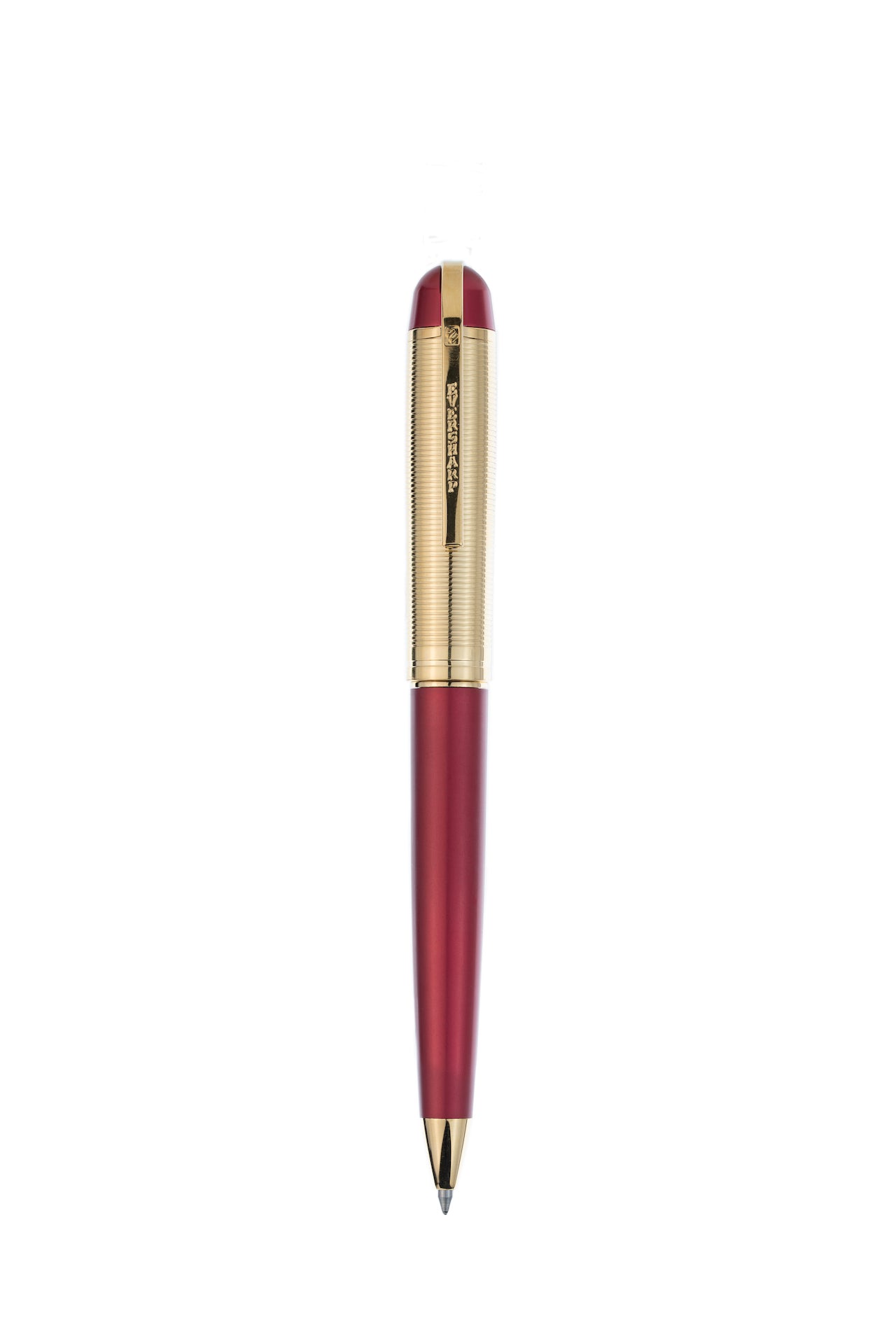 Wahl-Eversharp Skyline Red Presentation Gold Cap - Ballpoint Pen