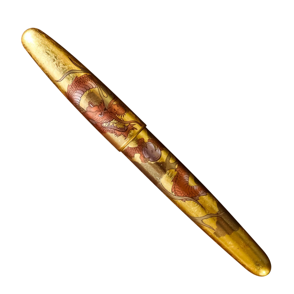 Wancher Dream Pen Rising Sun Maki-e Dragon Fountain Pen