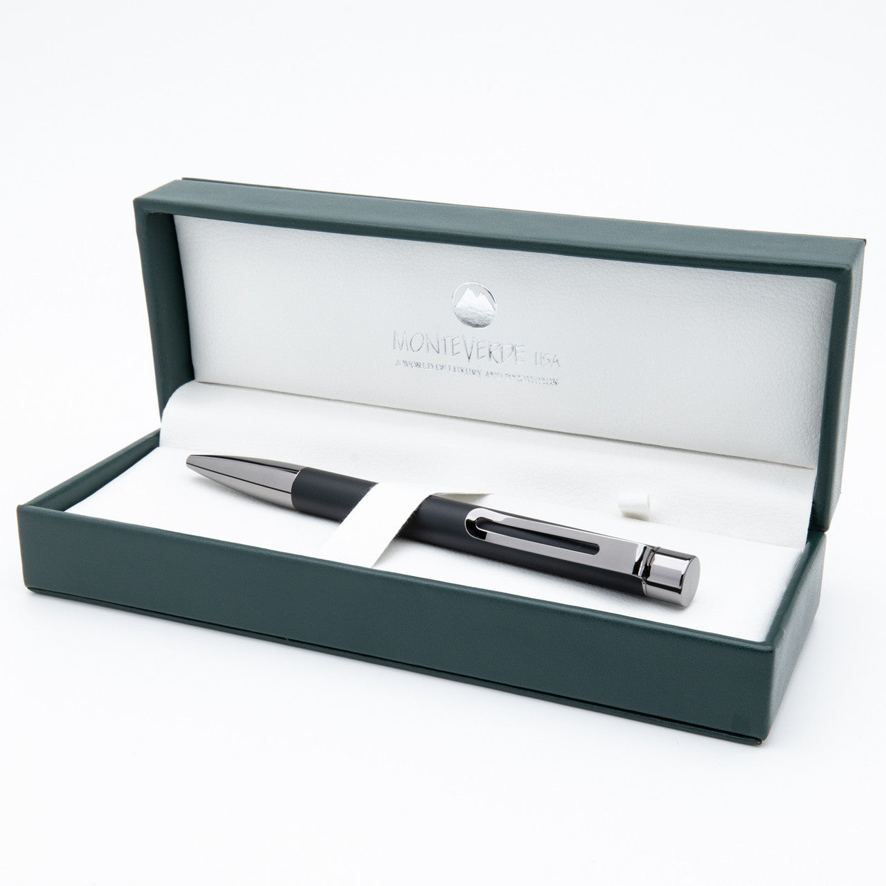 Monteverde USA® Ritma Anodized Black Ballpoint Pen