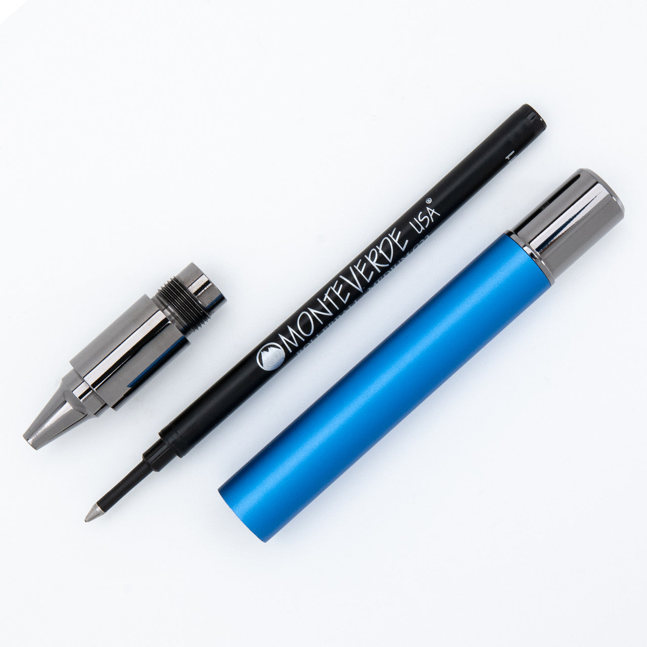 Monteverde USA® Ritma Anodized Blue Rollerball Pen