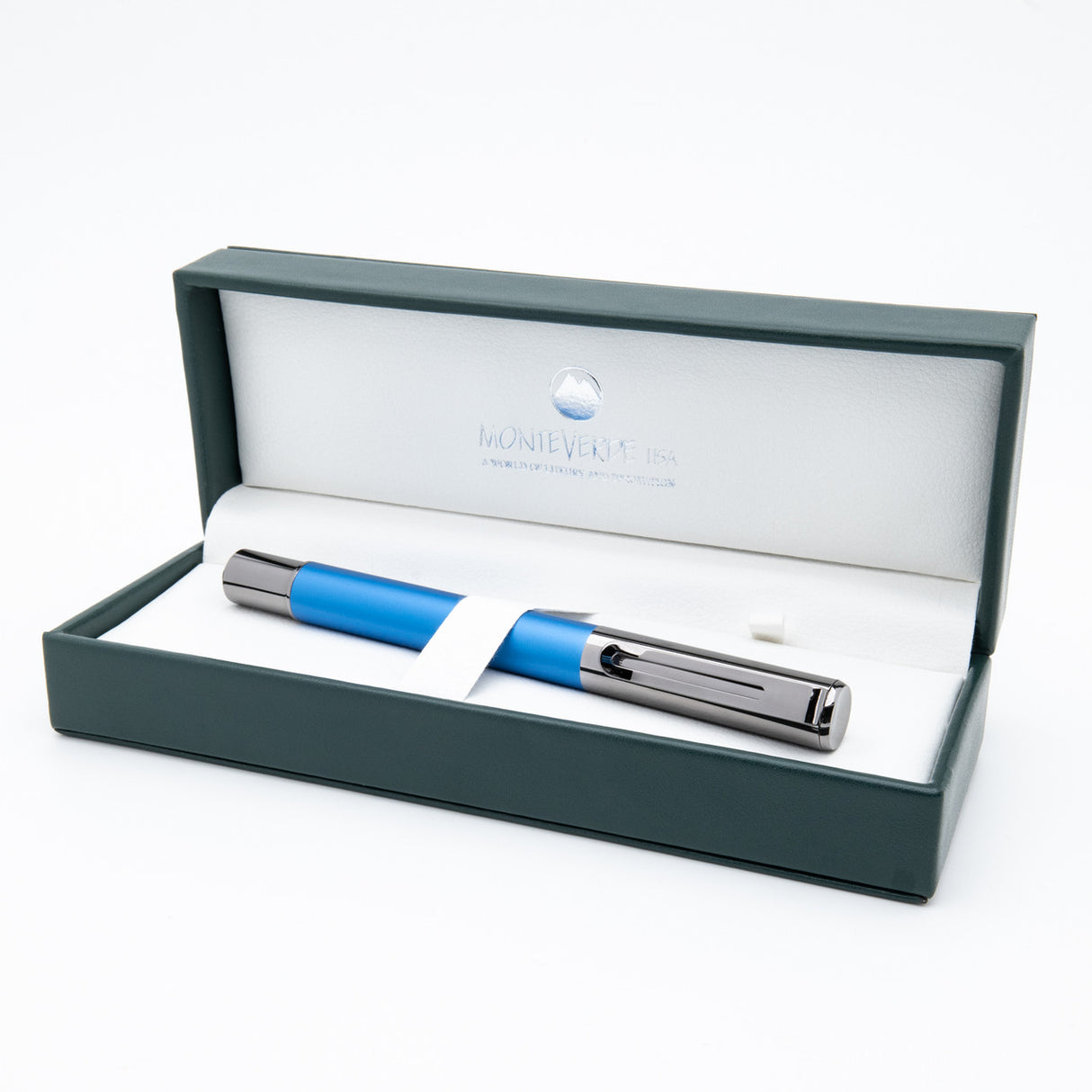Monteverde USA® Ritma Anodized Blue Rollerball Pen