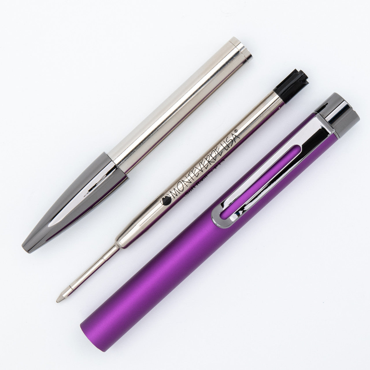 Monteverde USA® Ritma Anodized Purple Ballpoint Pen