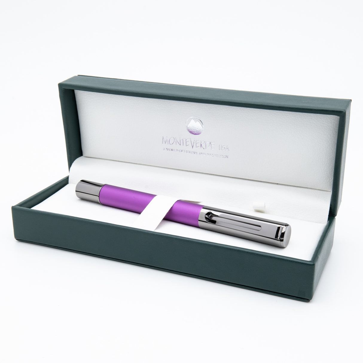 Monteverde USA® Ritma Anodized Purple Fountain Pen w/ JoWo Nib