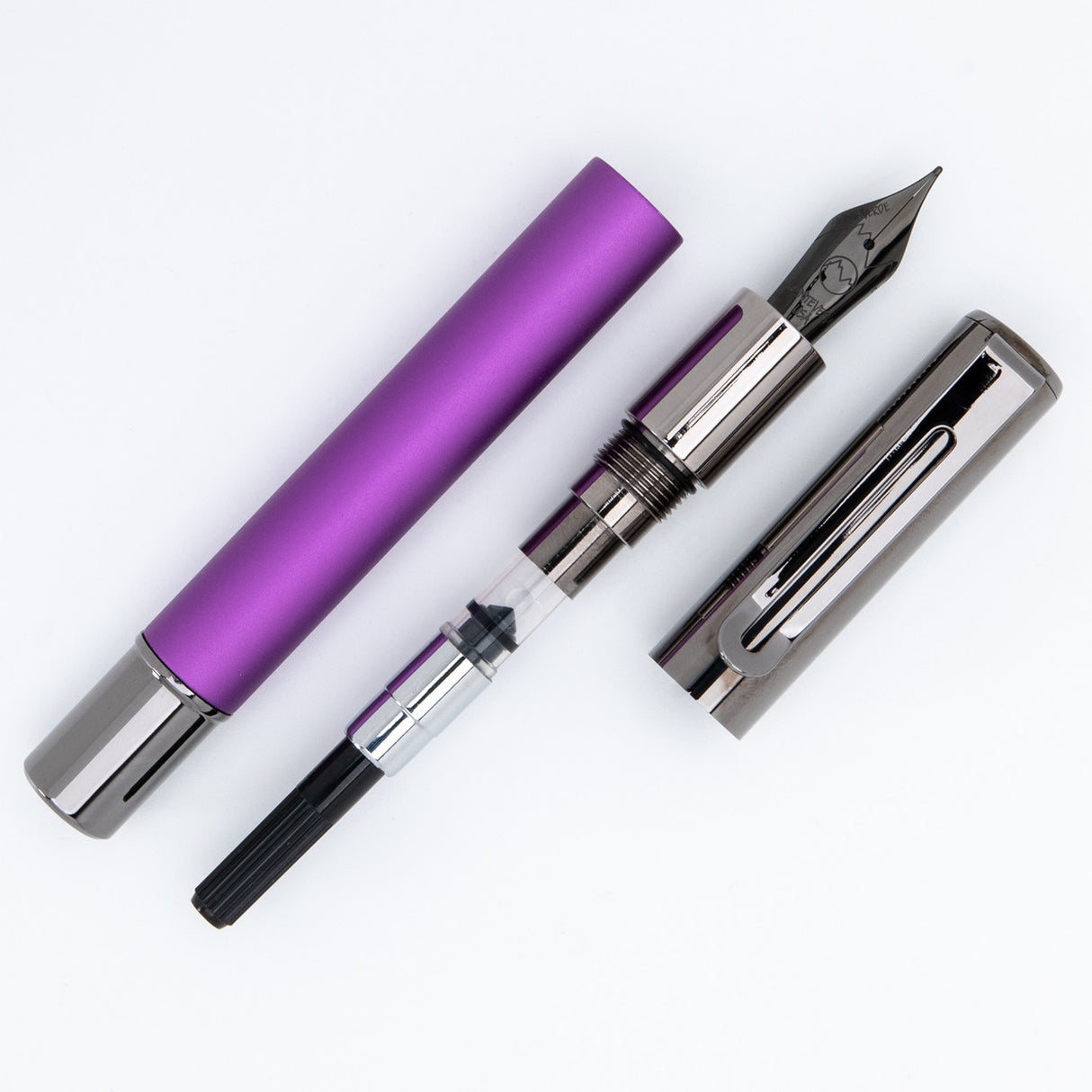 Monteverde USA® Ritma Anodized Purple Fountain Pen w/ JoWo Nib