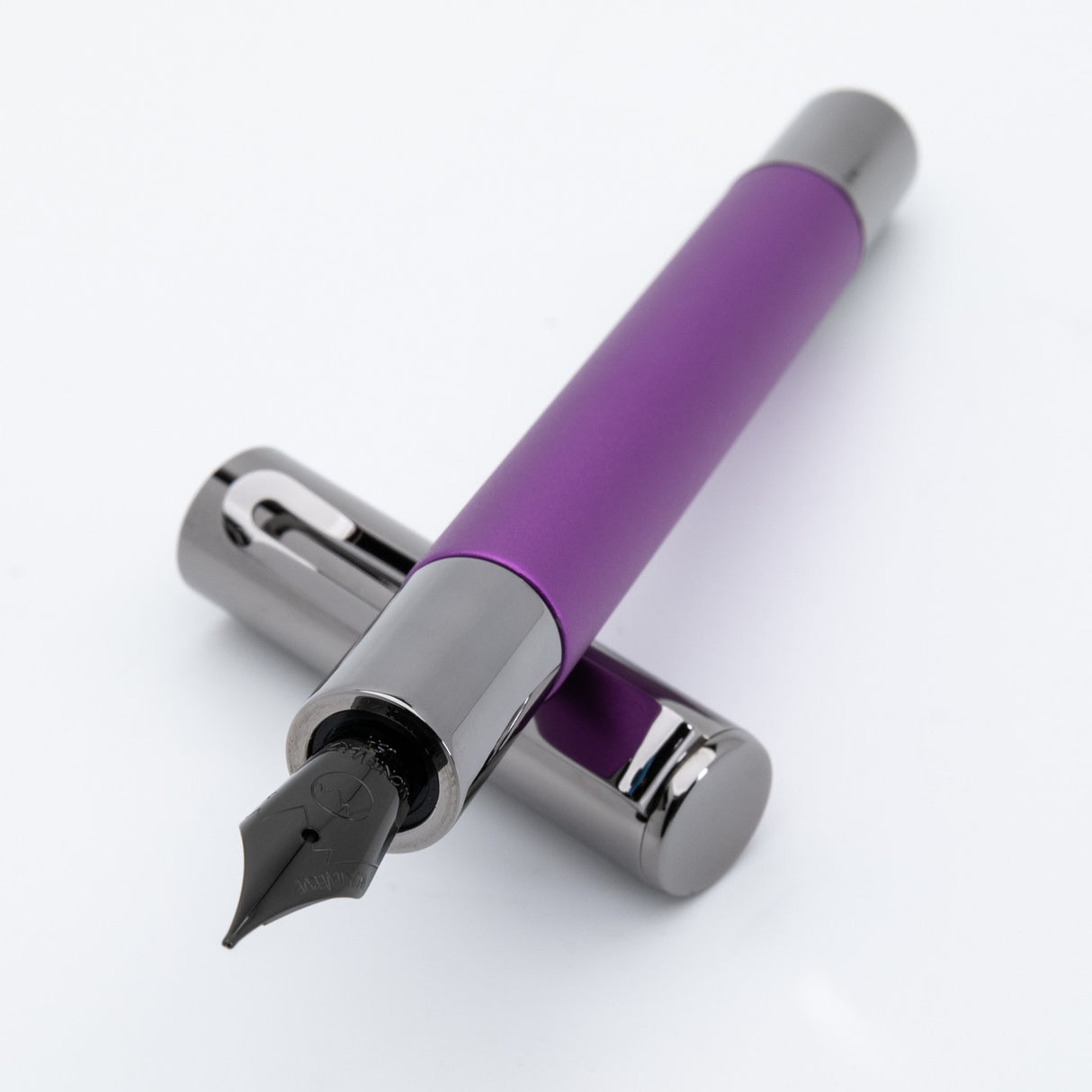 Monteverde USA® Ritma Anodized Purple Fountain Pen w/ JoWo Nib
