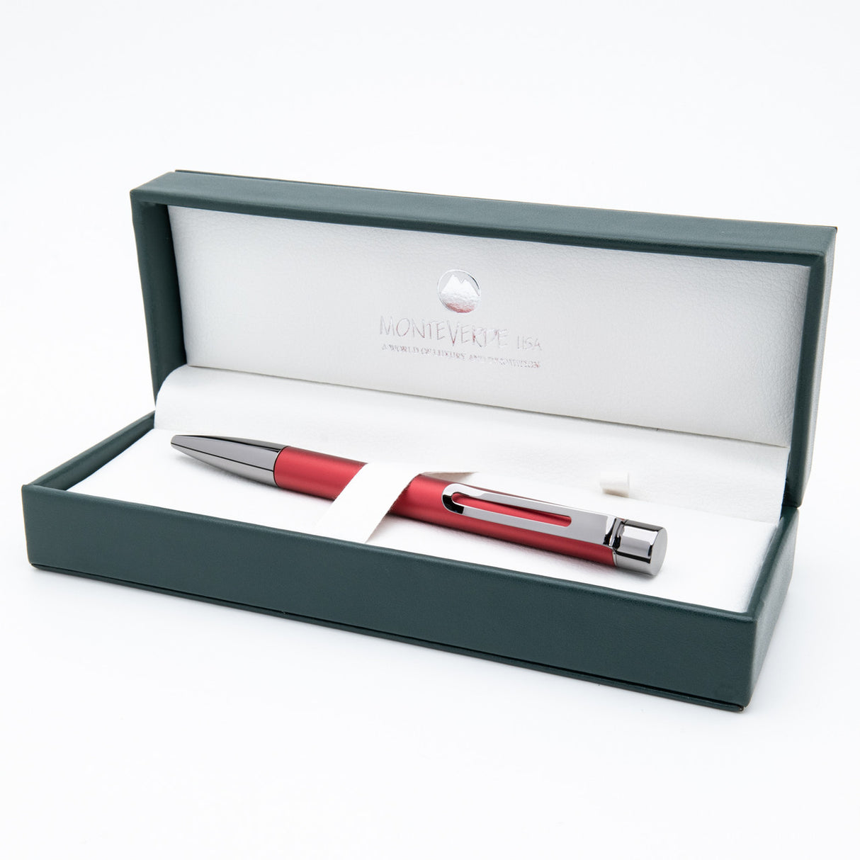 Monteverde USA® Ritma Anodized Red Ballpoint Pen