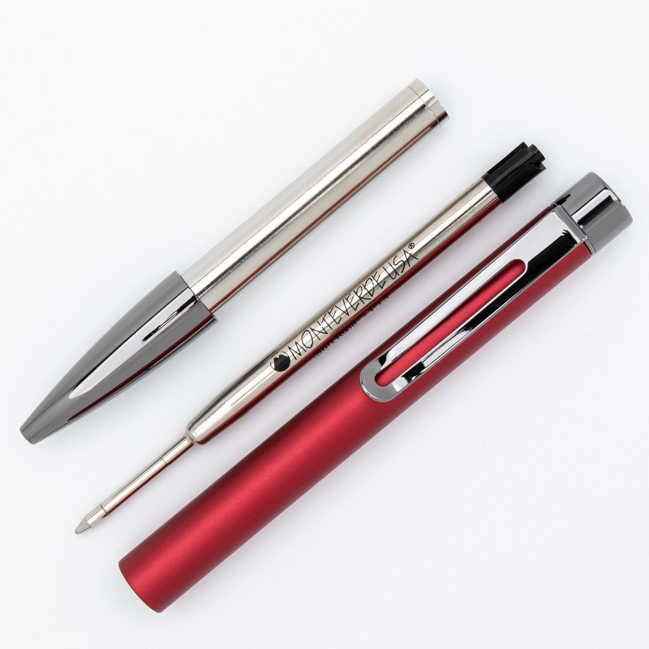 Monteverde USA® Ritma Anodized Red Ballpoint Pen