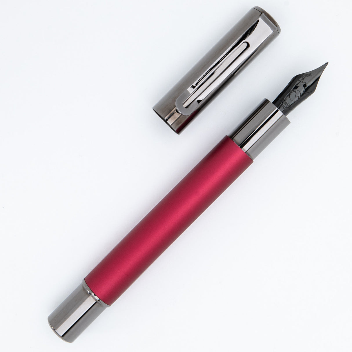 Monteverde USA® Ritma Anodized Red Fountain Pen w/ JoWo Nib