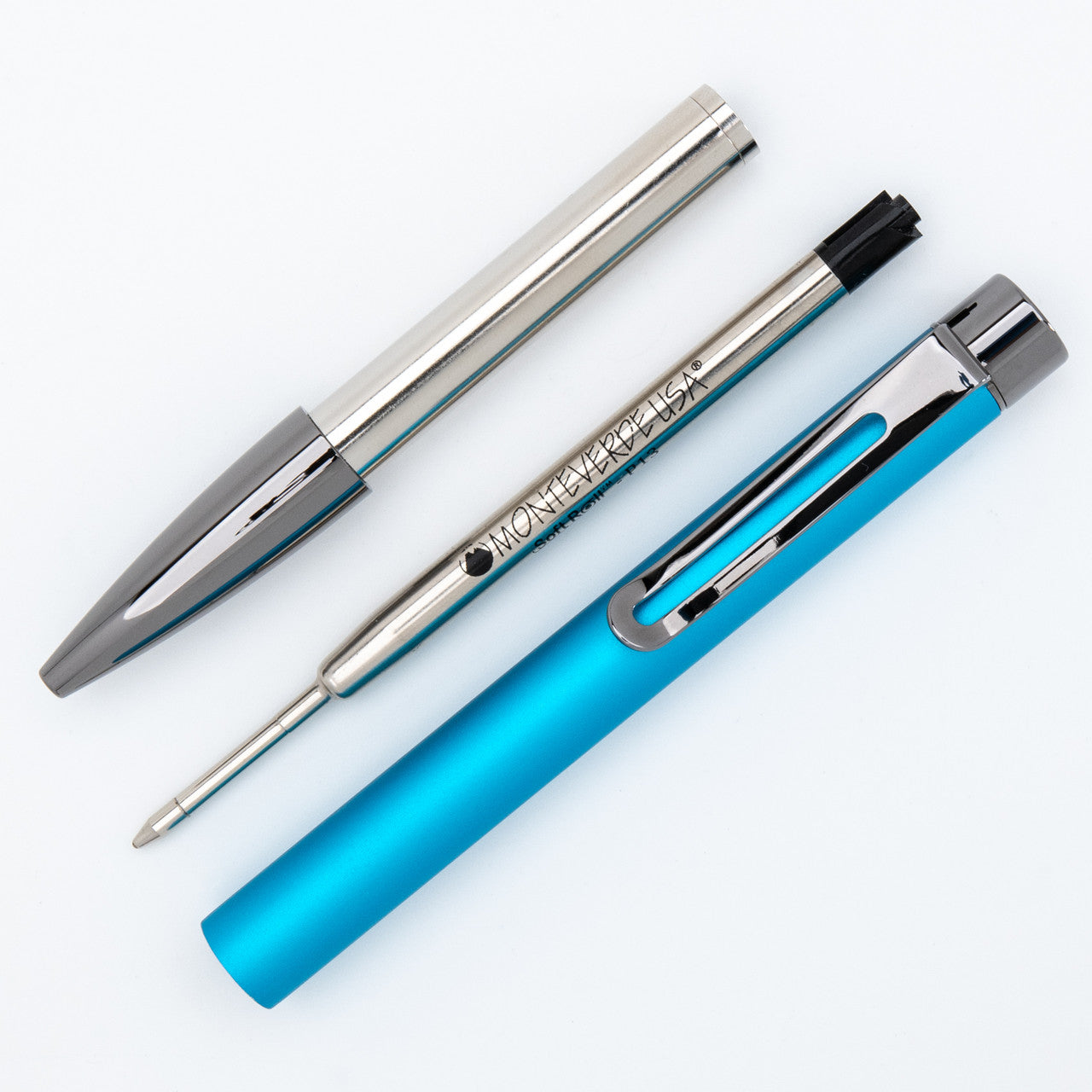 Monteverde USA® Ritma Anodized Turquoise Ballpoint Pen