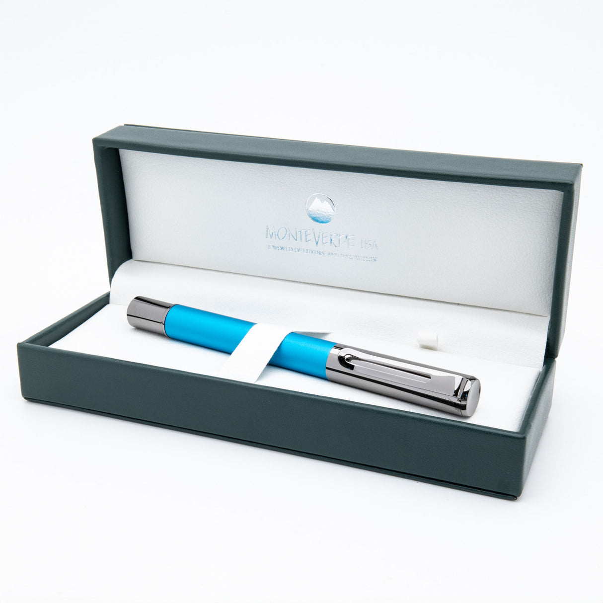 Monteverde USA® Ritma Anodized Turquoise Rollerball Pen