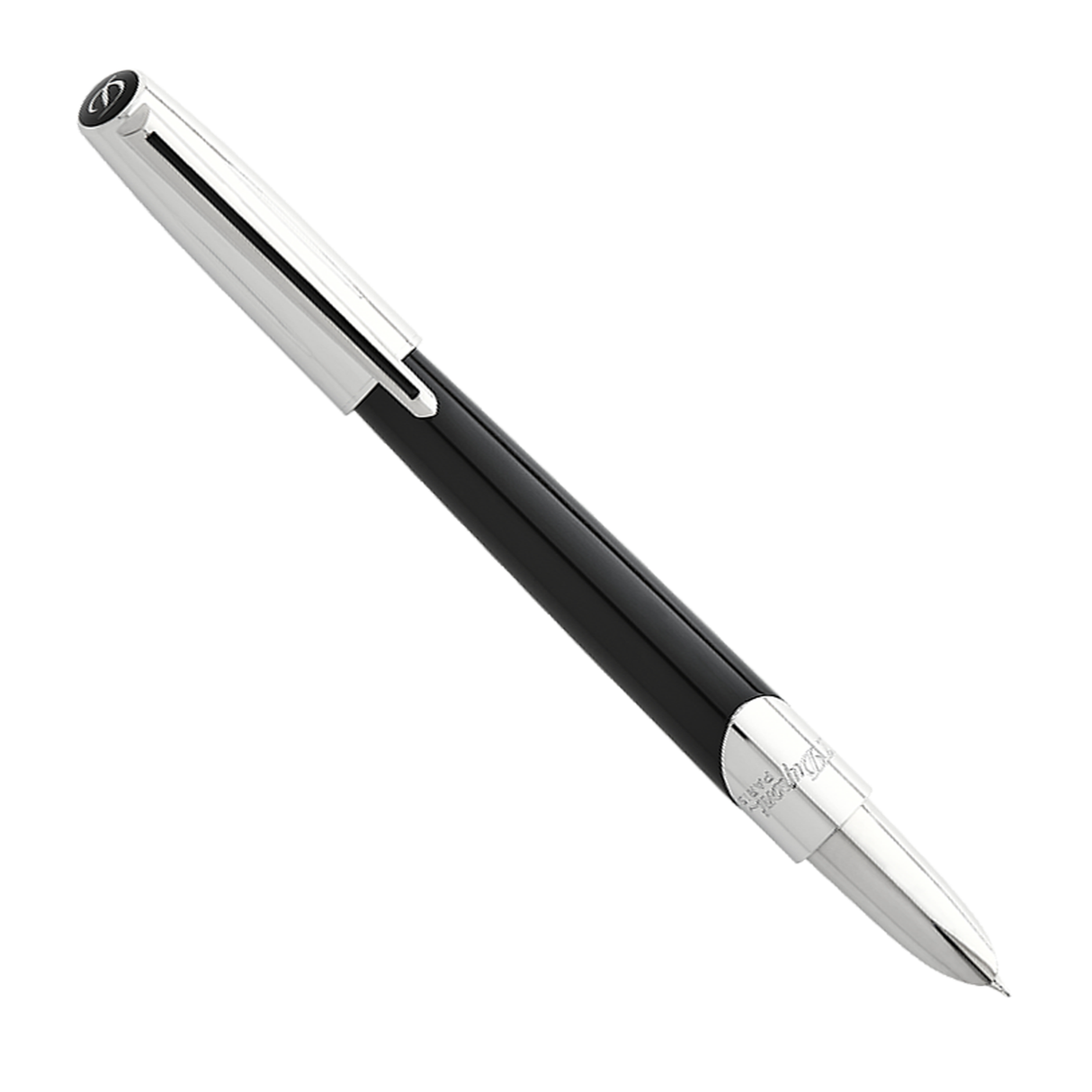 S.T. Dupont Defi Millennium Black/Chrome - Fountain Pen