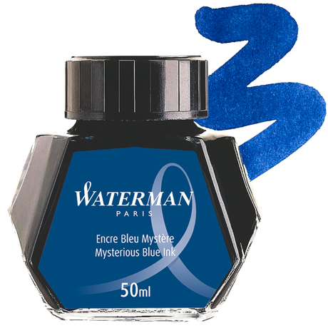 Waterman Ink Mysterious Blue (Blue-Black) 1.7 Oz.
