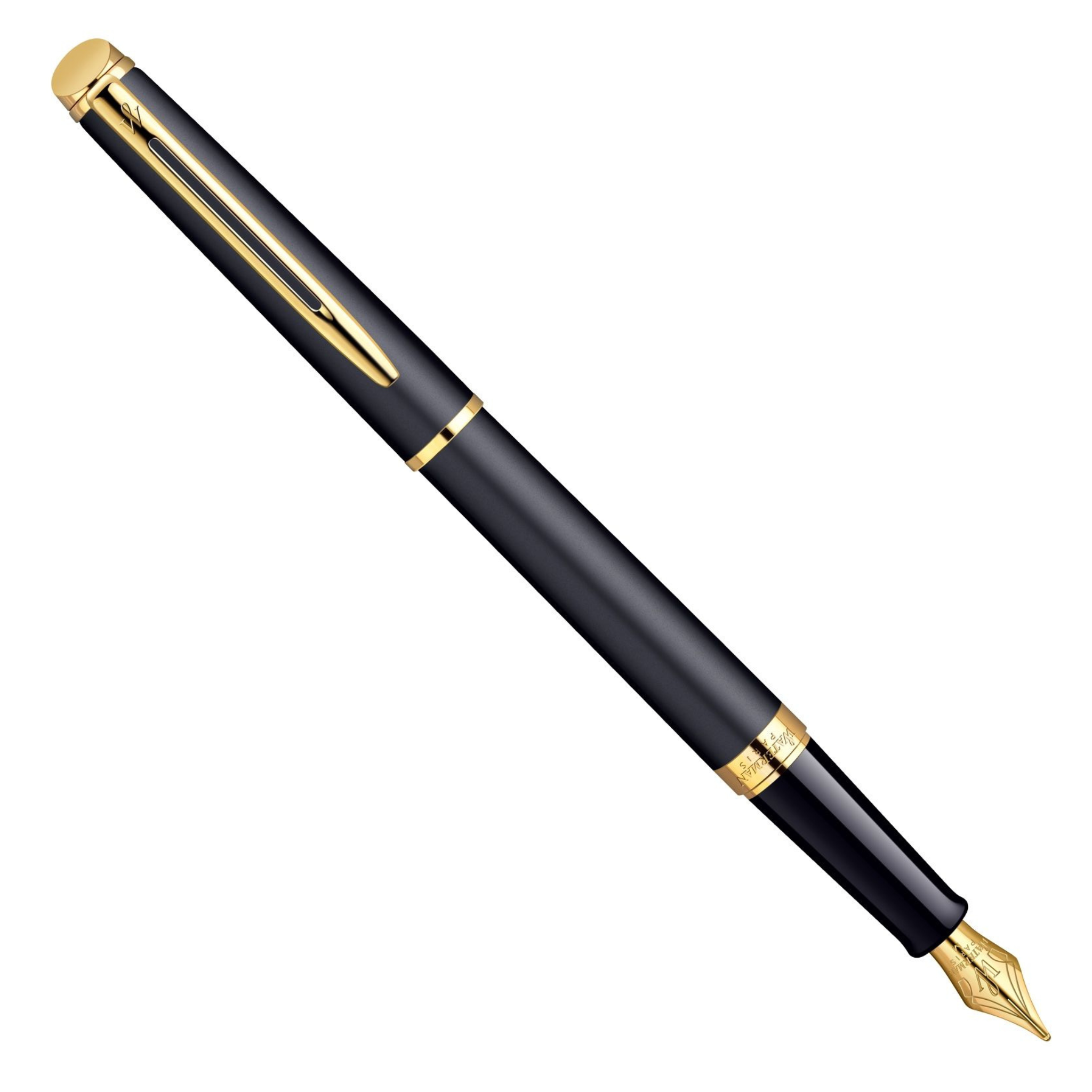 Waterman Hémisphère Black Gold Trim - Fountain Pen