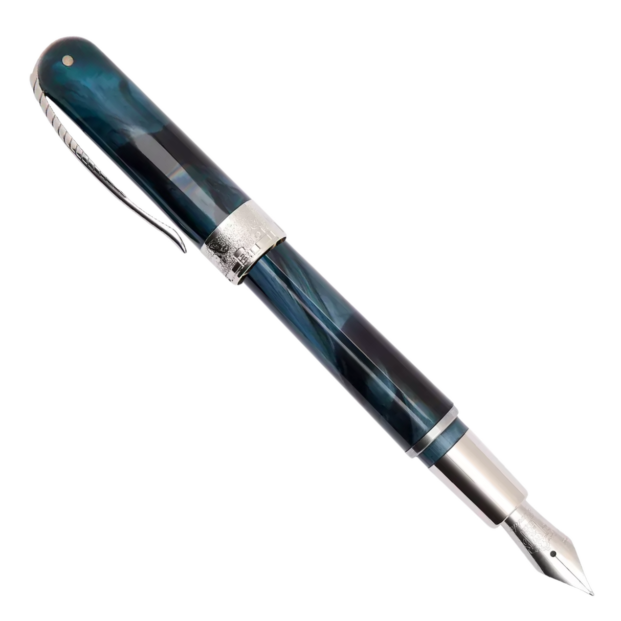Pineider Avatar UR Mini Imperial Green Palladium Trim Fountain Pen