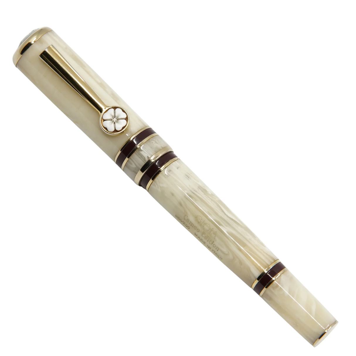 Gioia Cameo Burgundy Fountain Pen