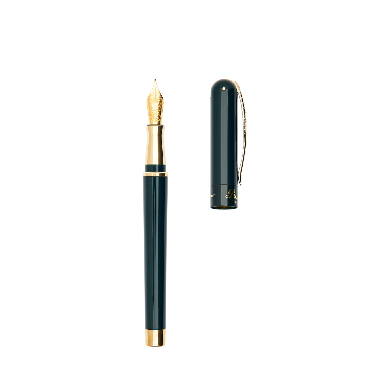 Pineider Avatar UR Anniversary Green w/Yellow Gold Trim Limited Edition - Fountain Pen
