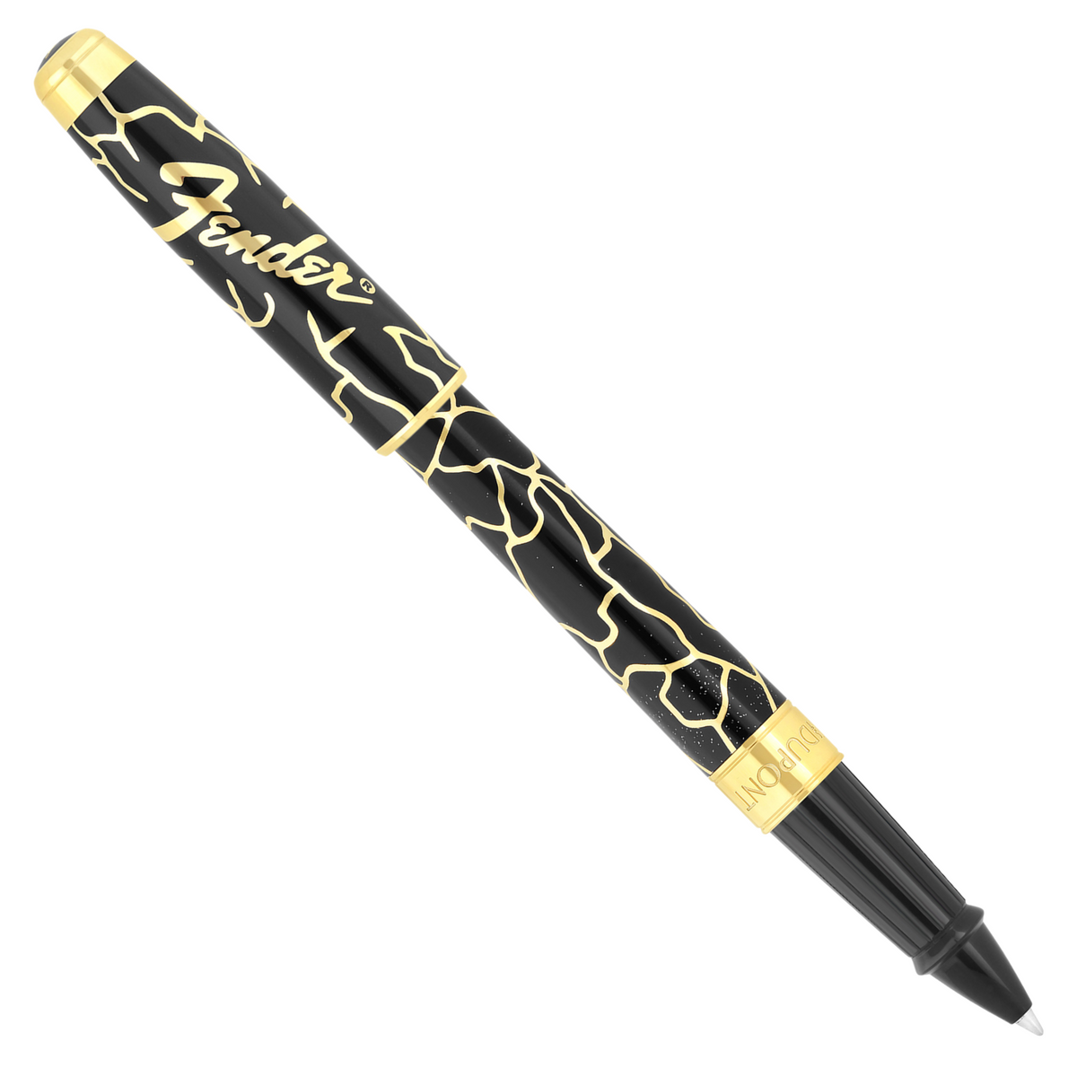 ST Dupont Fender Black & Golden Rollerball – Fountain Pen Hospital