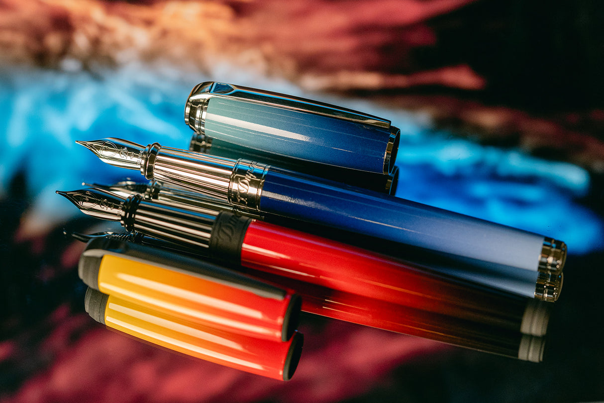 S.T Dupont Line D La Flamme Gradient Collection - Fountain Pen